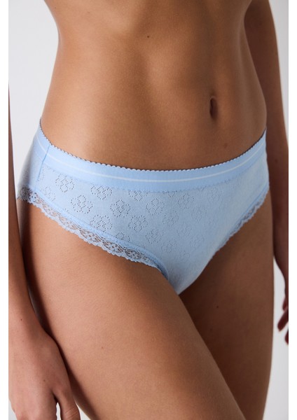 Pointel Pamuklu Slip Külot