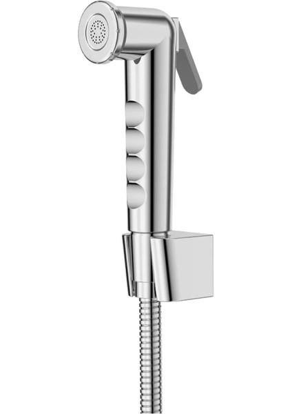 Duş Başlığı, Temizlik Seti, Köpek Duşu, Tekne Duşu, Spiral Hortum Duş Askısı Dahil, Krom