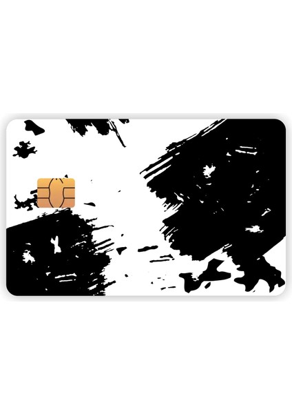 Beyaz Kart Kaplama Sticker Kredi Kartı Sticker