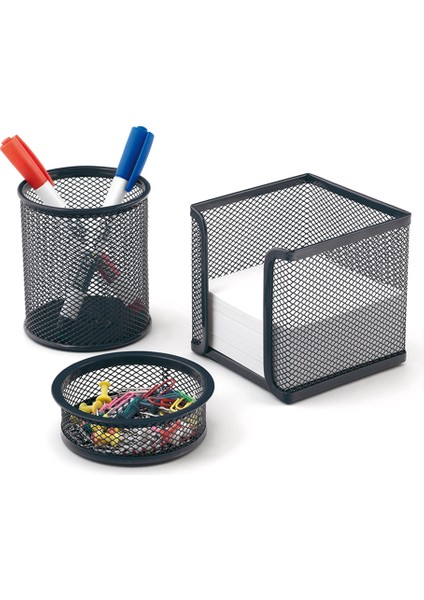 Perfore 3'lü Metal Masaüstü Seti