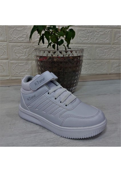Mp.one 3523 Beyaz Fuspetli Erkek Çocuk Spor Ayakkabı