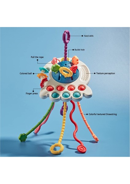 Prodigy Toy Eğitici Şekilli Silikon Oyuncak - Çok Renkli (Yurt Dışından)