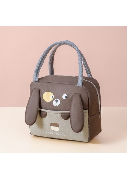 Büyük Kapasiteli Karikatür Termal Çanta Öğrenci Alüminyum Folyo Çanta Öğle Yemeği Çantası (Yurt Dışından)