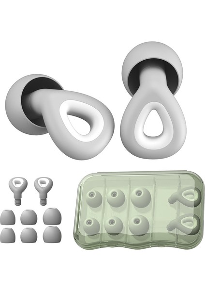 Silikon Sessiz Kulak Tıkaçları Yüzme Su Geçirmez Kulak ve Burun Tıkaçları (Yurt Dışından)