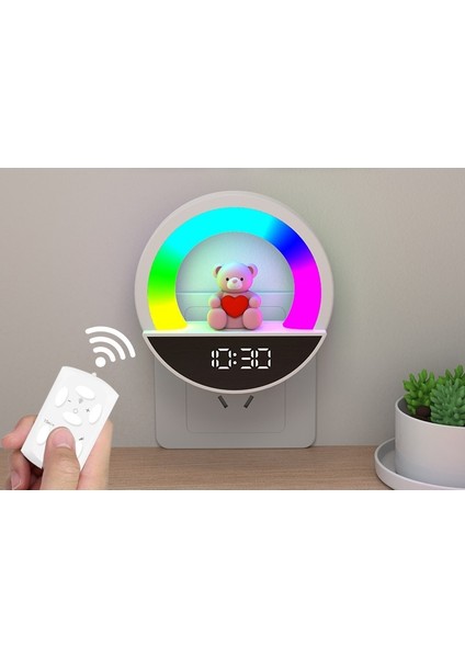 Uzaktan Kumandalı LED Gece Lambası Çocuk Başucu Lambası (Yurt Dışından)