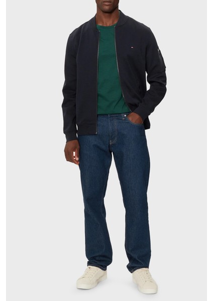 Pamuk Karışımlı Regular Fit Kolej Yaka Fermuarlı Sweat Erkek Sweat MW0MW37357 Dw5 modelleri