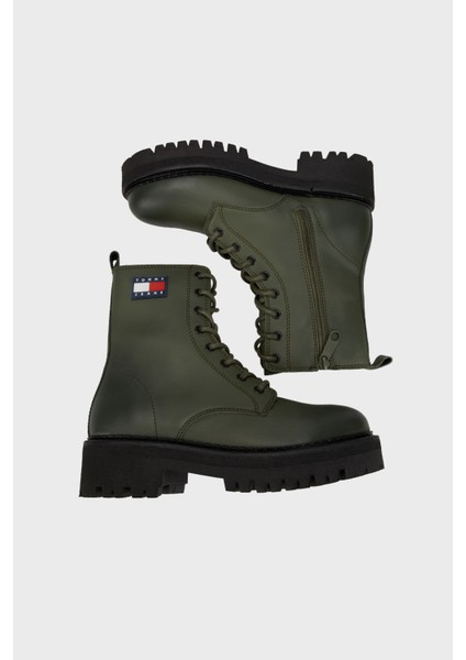 Logolu Fermuarlı Postal Bot Bayan Bot EN0EN02628 M00 fırsatları