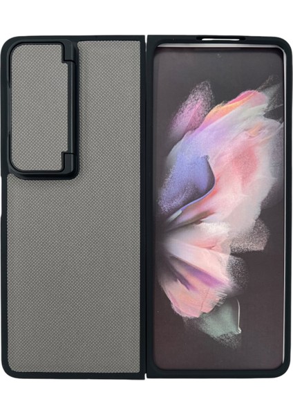 Samsung Galaxy Z Fold 4 Uyumlu Manyetik Standlı Seri Arka Koruma Kılıf