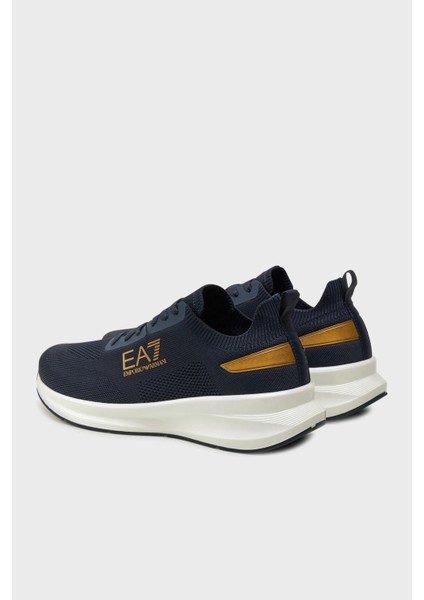 Ea7 Logolu Kalın Tabanlı Sneaker Ayakkabı Unisex Ayakkabı X8X149 XK349 U009