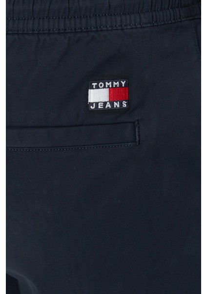 Tommy Jeans Pamuklu Slim Fit Normal Bel Lastikli Paça Jogger Pantolon Erkek Pantolon DM0DM20456 C1G