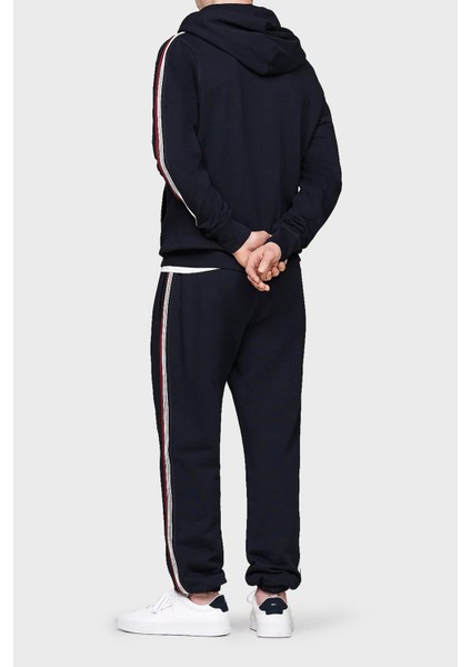 Pamuklu Regular Fit Kanguru Cepli Kapüşonlu Sweat Erkek Sweat MW0MW37225 Dw5