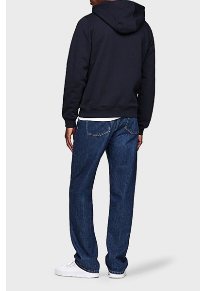 Pamuklu Regular Fit Kanguru Cepli Kapüşonlu Sweat Erkek Sweat MW0MW37244 Dw5