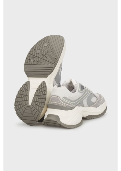 Logolu Deri Karışımlı Kalın Tabanlı Sneaker Ayakkabı Bayan Ayakkabı EN0EN02620 P06