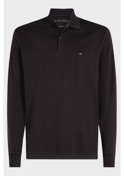 Pamuklu Regular Fit Polo Yaka Sweat Erkek Polo Yaka Sweat MW0MW37317 Bds