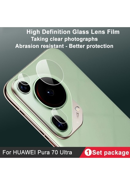 Huawei Pura 70 Ultra Için Imak Kamera Gl Lens Filmi (Yurt Dışından)