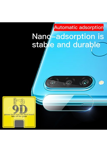 Huawei P30 Için 9d Arka Kamera Lensi Temperli Gl Filmi Huawei P30 Lite Için (Yurt Dışından)