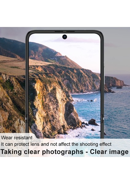 1 Takım Imak Lens + Arka LCD Film Huawei Nova Flip Için (Yurt Dışından)
