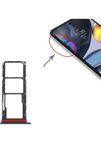 Motorola Moto G22 Sım + Tepsi + Mikro Sd Kart Tepsisi Için (Yurt Dışından)