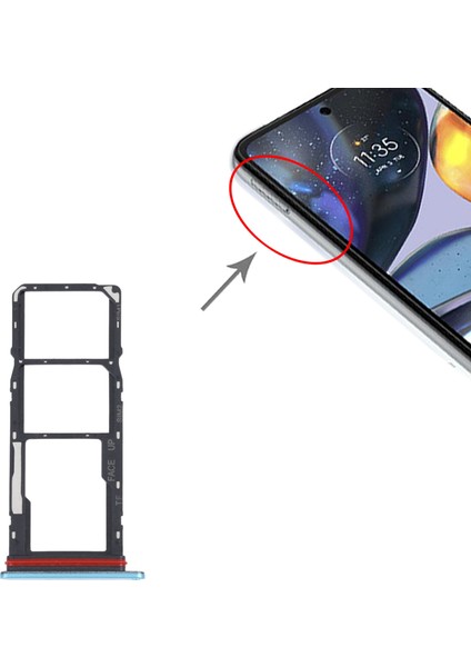 Motorola Moto G22 Sım + Tepsi + Mikro Sd Kart Tepsisi Için (Yurt Dışından)