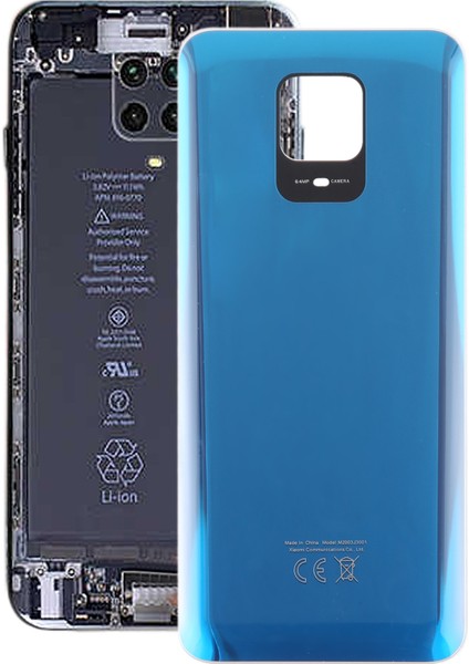 Xiaomi Redmi Note 9s Oem Gl Arka Kapak Için (Yurt Dışından)