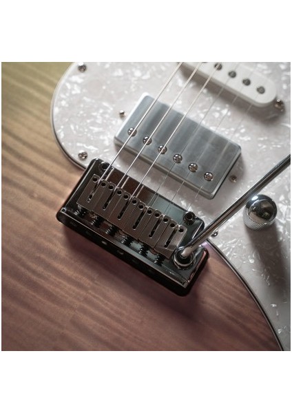 Elektro Gitar Transparan Mor