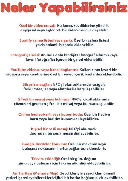 Özelleştirilebilir Nfc Destekli Doğum Günü Çerçevesi indirimleri