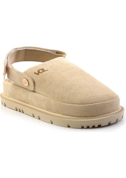 Bej Süet Kadın Terlik K04058120002 modelleri