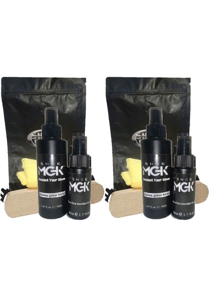 Shoe XFACTOR-92-2:0294 Mgk 2AD 150 ml Ayakkabı Temizleyici Sprey Yanında 2AD Mgk 50 ml Ayakkabı Koku Giderici Sprey - Bez ile Fırça