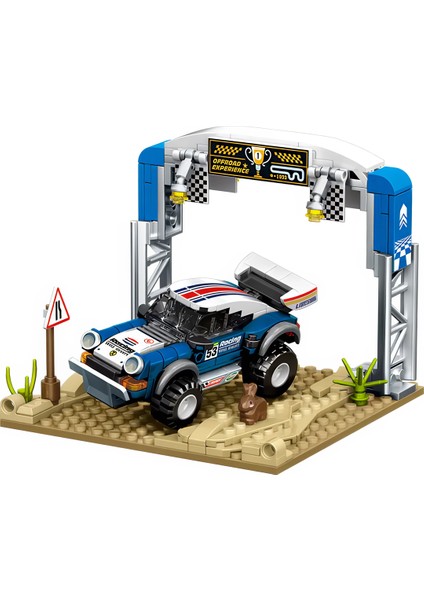 Cool Convoy Porscche Off-Road 268 Parça Yapı Blokları LEGO ile Uyumlu (714316)