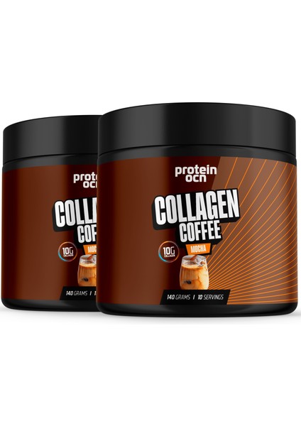 Collagen Coffee - Mocha - 140 gr - 10 Servis x 2 Adet