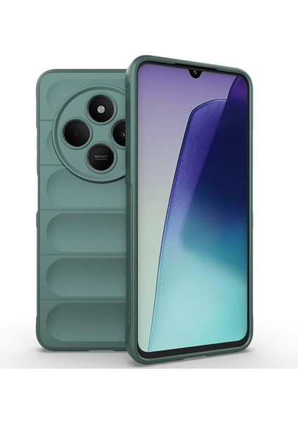 Xiaomi Poco C75 Kılıf Kamera Korumalı Etnik Dalgalı Silikon