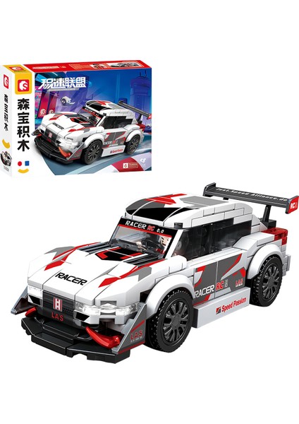 Sembo Block Speed Alliance Suta Racing Team 224 Parça Yapı Blokları LEGO ile Uyumlu (714028)