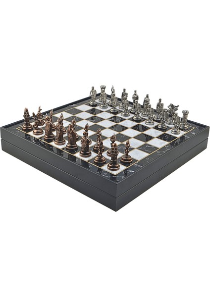 Gifthome Orta Boy Metal Osmanlı-Bizans Satranç Takımı Antik ve Mermer Desenli Sandıklı Mdf TAHTASI(36X36 Cm.) fiyatları