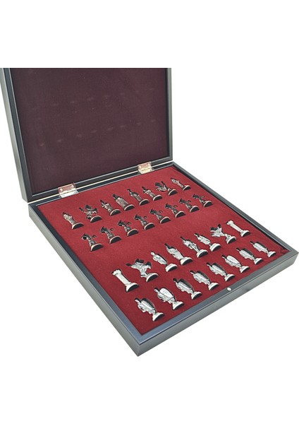 Gifthome Orta Boy Metal Osmanlı-Bizans Satranç Takımı Antik ve Mermer Desenli Sandıklı Mdf TAHTASI(36X36 Cm.) indirimleri