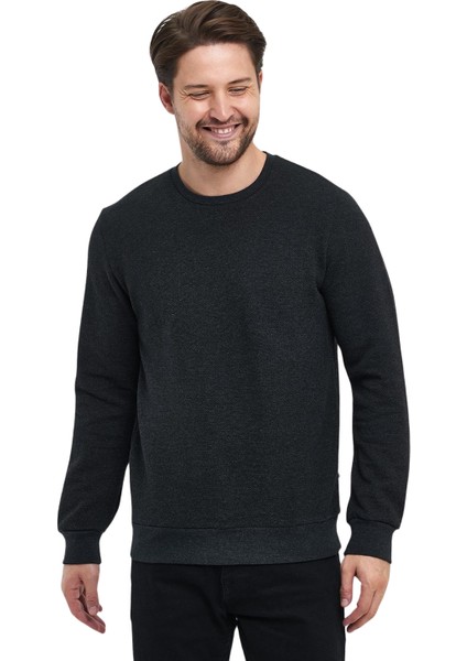 Erkek Şardonlu Sıfır Yaka Sweat fiyatları