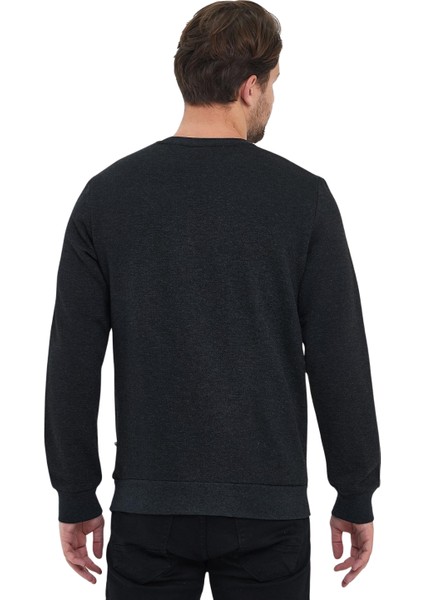 Erkek Şardonlu Sıfır Yaka Sweat fırsatları