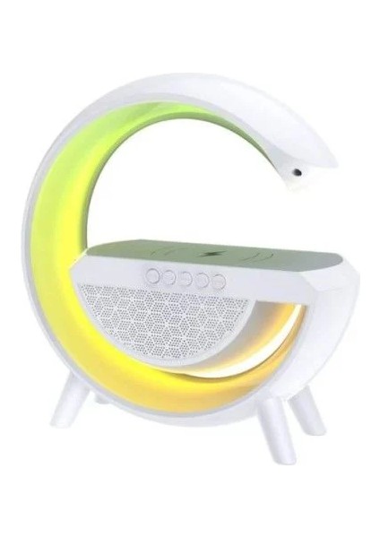 Kablosuz Şarj Standlı Rgb Hoparlör