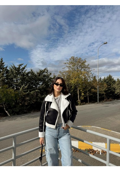 Melina Peluş Crop Kaban 1951