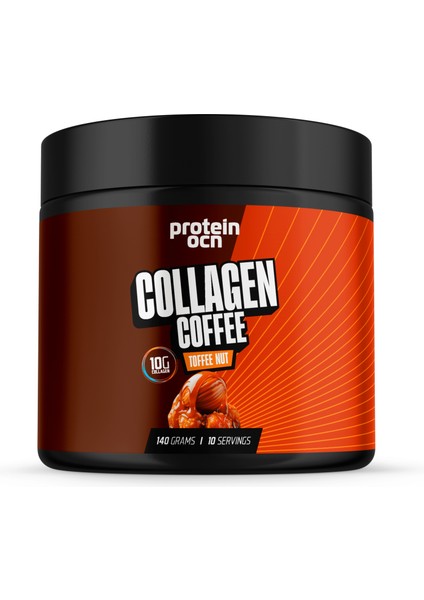 Collagen Coffee - Toffee Nut - 140 gr - 10 Servis