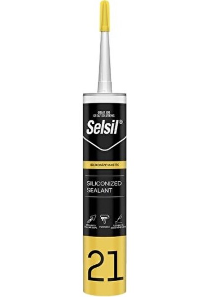 Silikonize Akrilik Mastik 500 gr