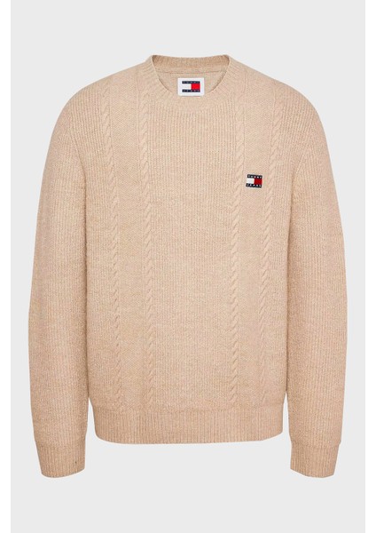 Streç Slim Fit Bisiklet Yaka Örme Kazak Erkek Kazak DM0DM19440 Ab9 indirimleri