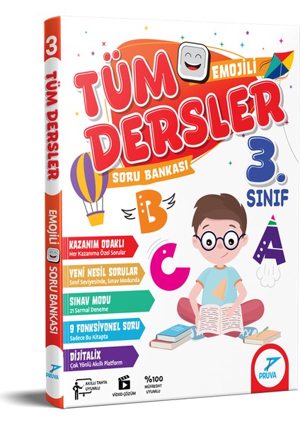 3. Sınıf Tüm Dersler Emojili Soru Bankası