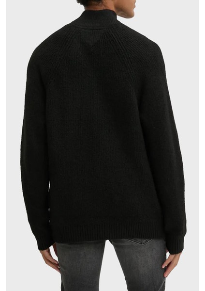 Yün Karışımlı Regular Fit Yarım Fermuarlı Dik Yaka Sweat Erkek Sweat DM0DM19437 Bds fiyatları