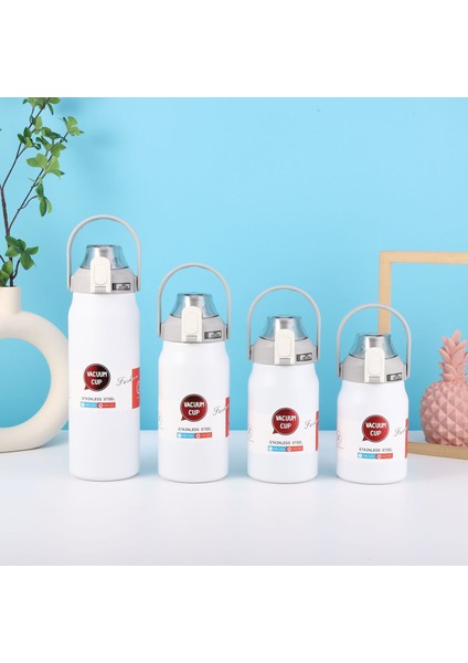 316 Paslanmaz Çelik Büyük Kapasiteli El Tipi Taşınabilir Pipetli Termos Kap 1000ML/1200ML/1500ML/1800ML (Yurt Dışından)
