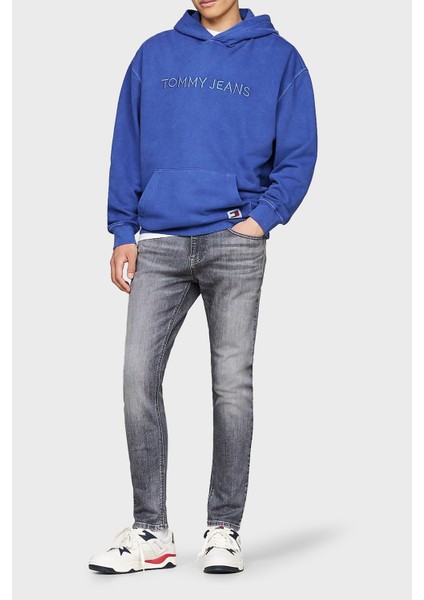 Streç Pamuklu Slim Fit Normal Bel Daralan Paça Jeans Erkek Kot Pantolon DM0DM20391 1bz fiyatları