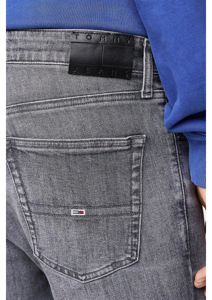 Streç Pamuklu Slim Fit Normal Bel Daralan Paça Jeans Erkek Kot Pantolon DM0DM20391 1bz modelleri