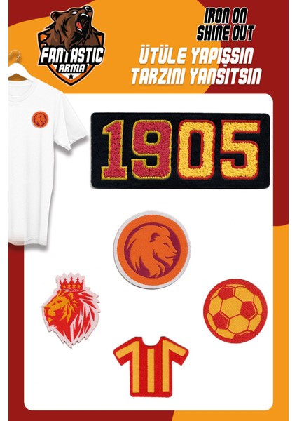 Ütü ile Yapışan Dokuma Arma/patch Takım, Taraftar Modeli