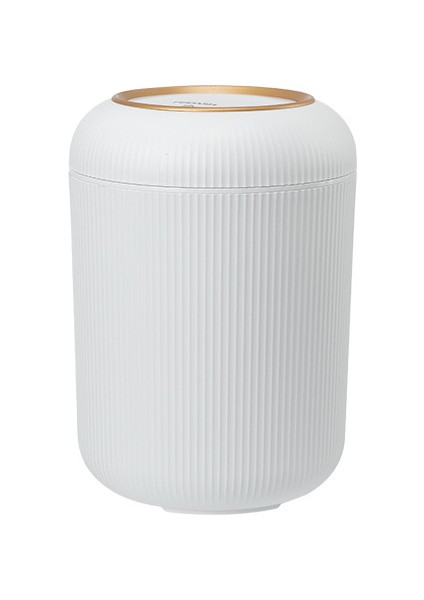 Çizgili Pres Tipi Büyük Kapasiteli Masaüstü Temizlik Çöp Kovası Oturma Odası/mutfak/yatak Odası (Yurt Dışından)