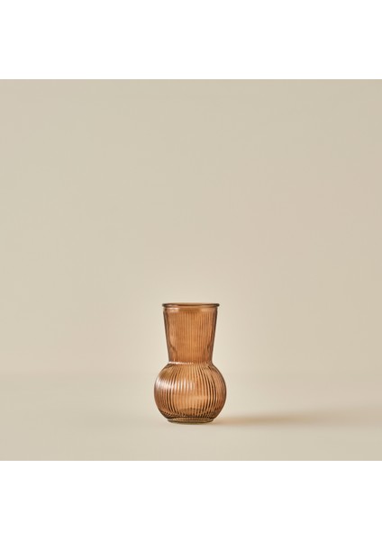 Eva Cam Vazo Kahverengi (11 x 20 cm ) fiyatları