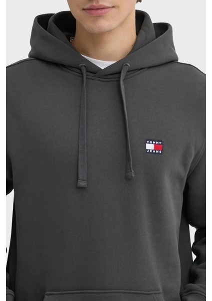 Pamuklu Regular Fit Kapüşonlu Yaka Kanguru Cepli Sweat Erkek Sweat DM0DM17988 Pub